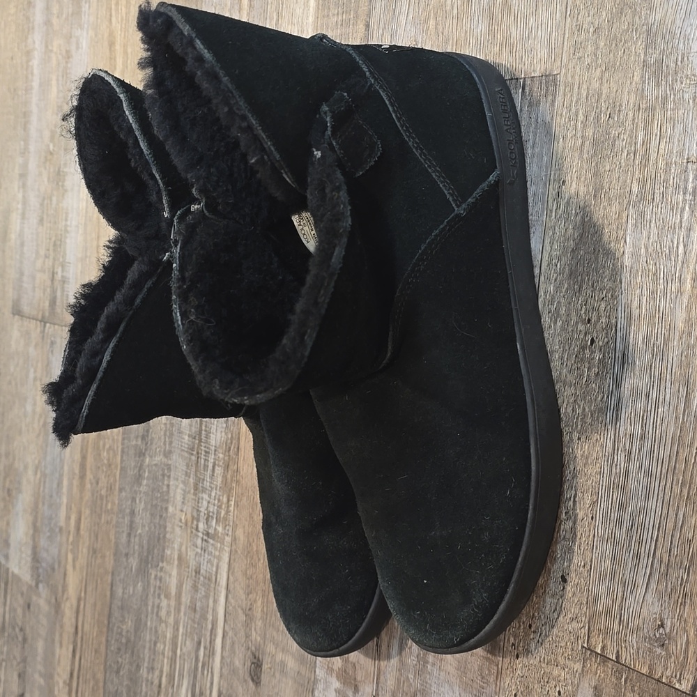 Koolaburra by Uggs Black boot lined Size 9 - Picture 3 of 10
